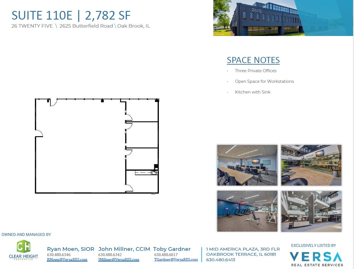 2625 Butterfield Rd, Oak Brook, IL for lease Floor Plan- Image 1 of 1