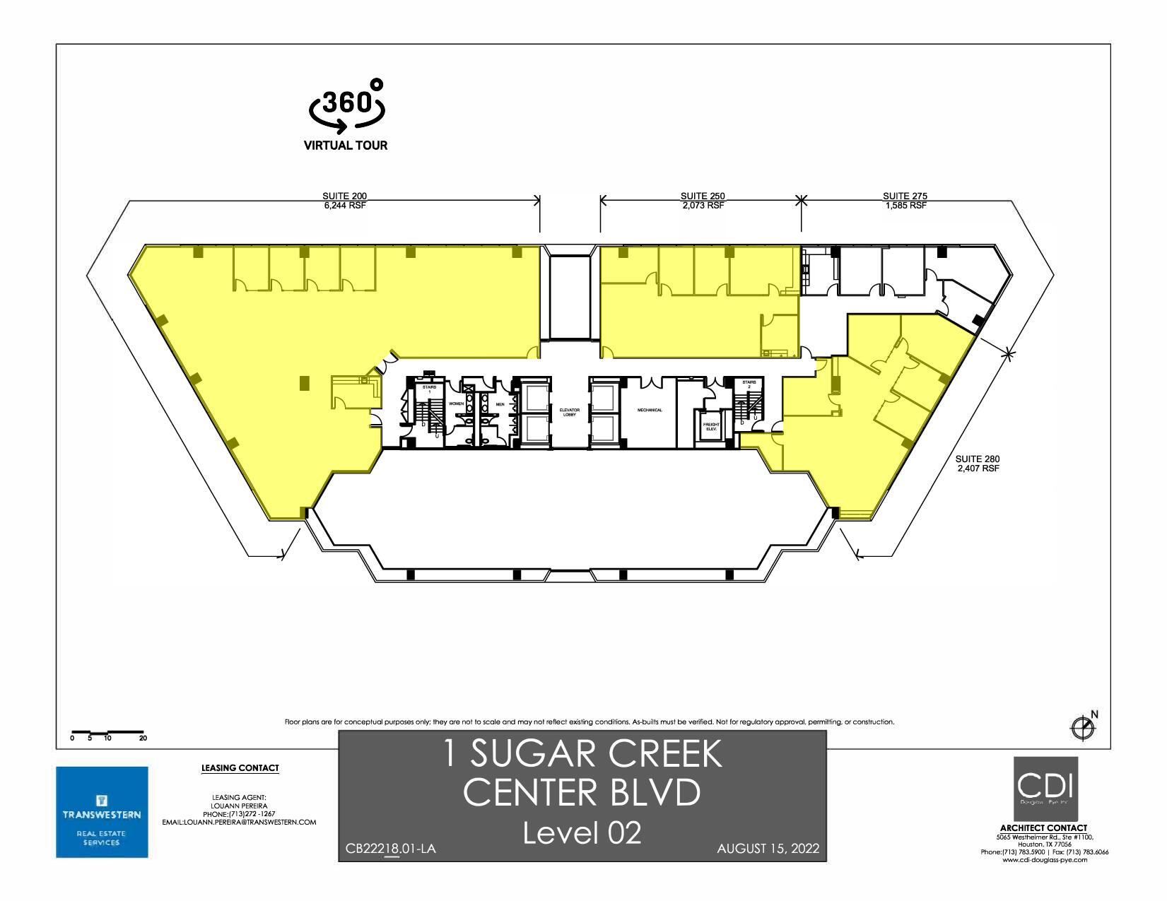 1 Sugar Creek Center Blvd, Sugar Land, TX for lease Floor Plan- Image 1 of 1