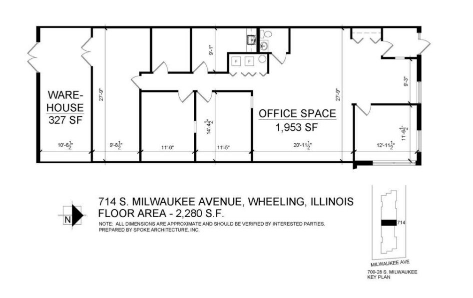 700-728 S Milwaukee Ave, Wheeling, IL for lease Floor Plan- Image 1 of 1