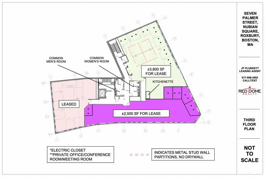 7 Palmer St, Boston, MA for lease - Floor Plan - Image 3 of 3