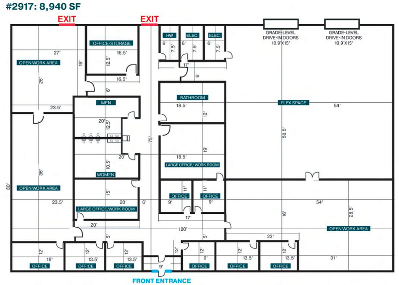 2715-2785 Alta Mesa Blvd, Fort Worth, TX for lease - Floor Plan - Image 2 of 9