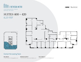 2 Bethesda Metro Ctr, Bethesda, MD for lease Floor Plan- Image 2 of 3