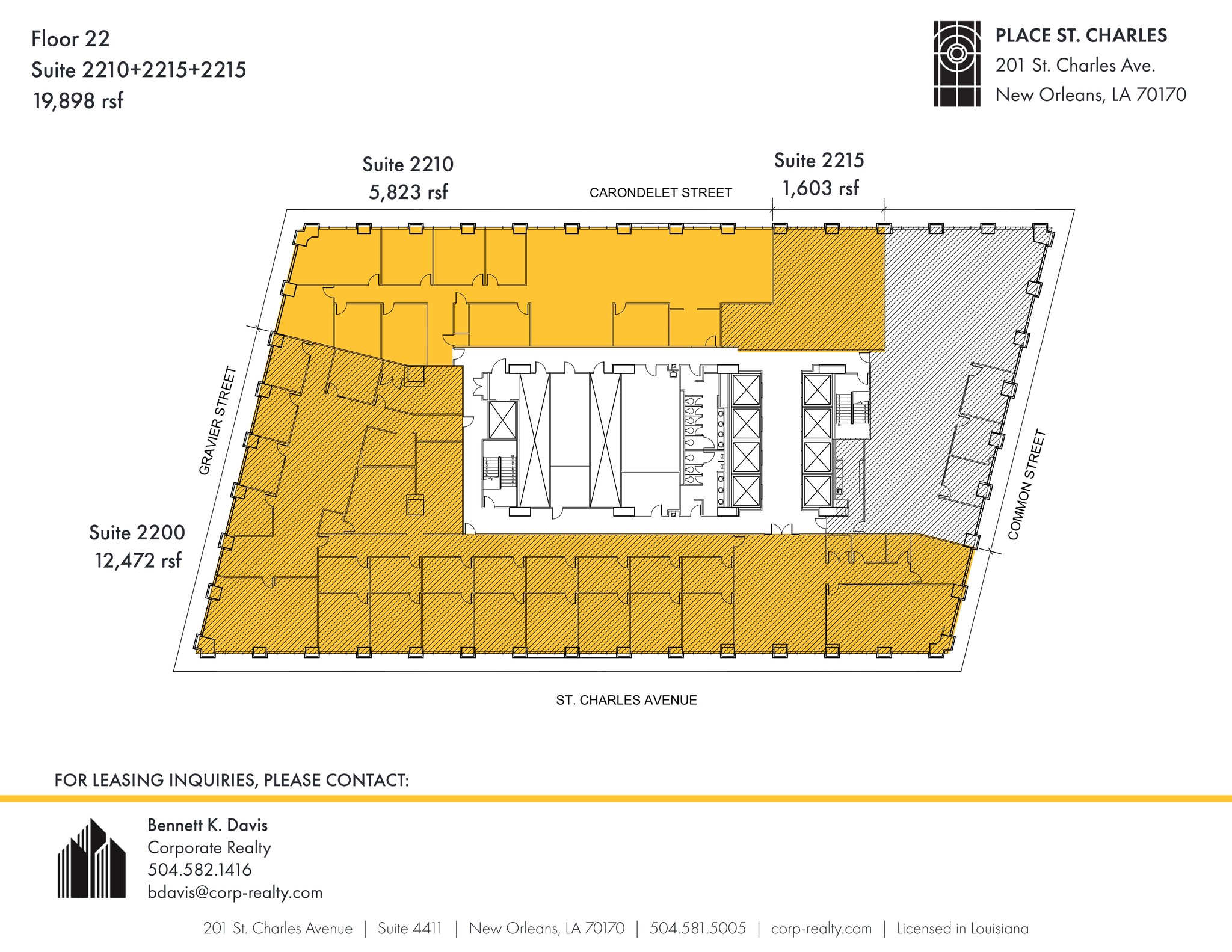 201 St. Charles Ave, New Orleans, LA for lease Site Plan- Image 1 of 1