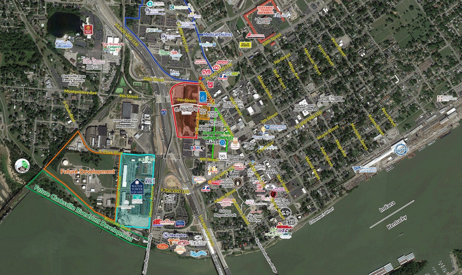 10th St, Jeffersonville, IN 47130 Gateway Development