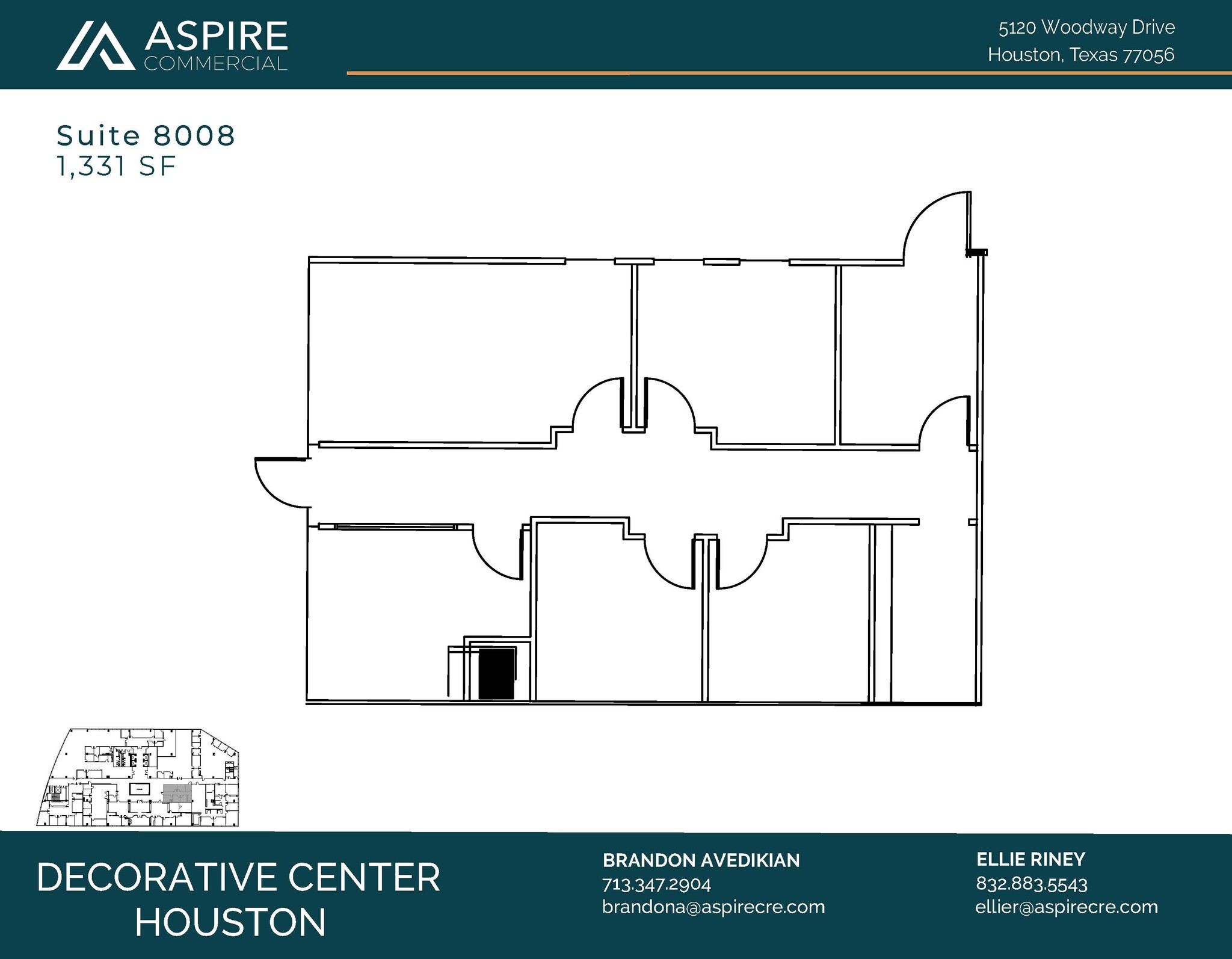 5120 Woodway Dr, Houston, TX for lease Floor Plan- Image 1 of 1