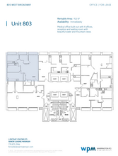 805 W Broadway, Vancouver, BC for lease Floor Plan- Image 1 of 1