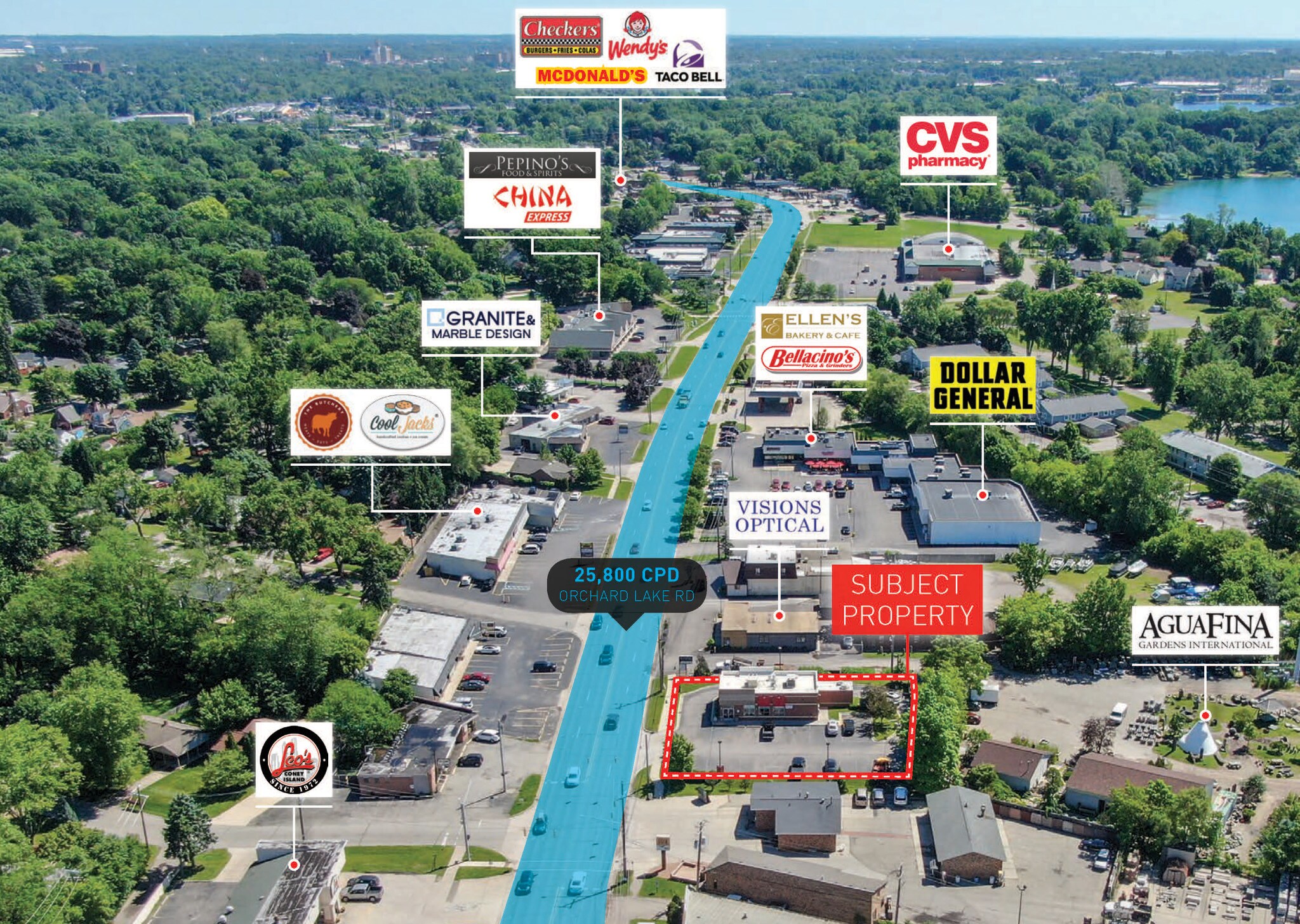 2635 Orchard Lake Rd, Sylvan Lake, MI 48320 Retail for Lease