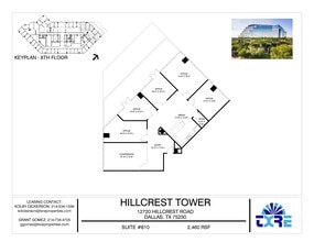 12720 Hillcrest Rd, Dallas, TX for lease Floor Plan- Image 1 of 5