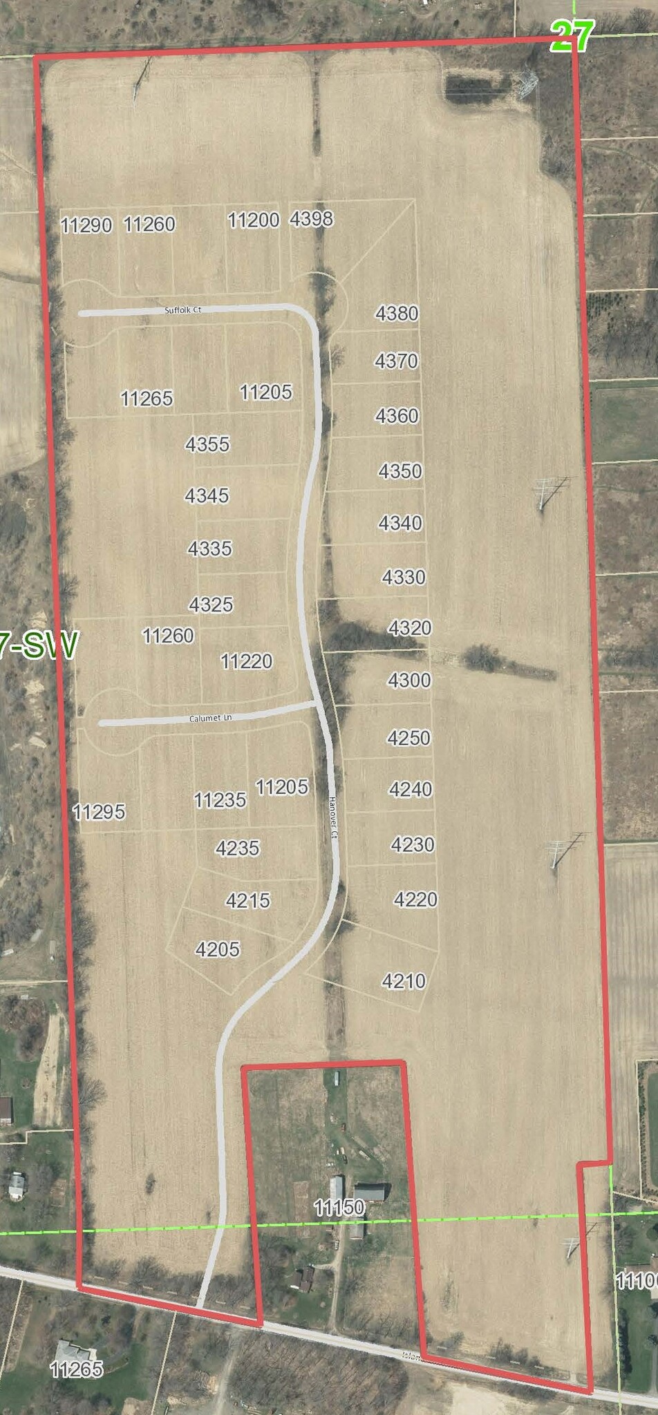 Hanover Ct, Dexter, MI for sale Site Plan- Image 1 of 5