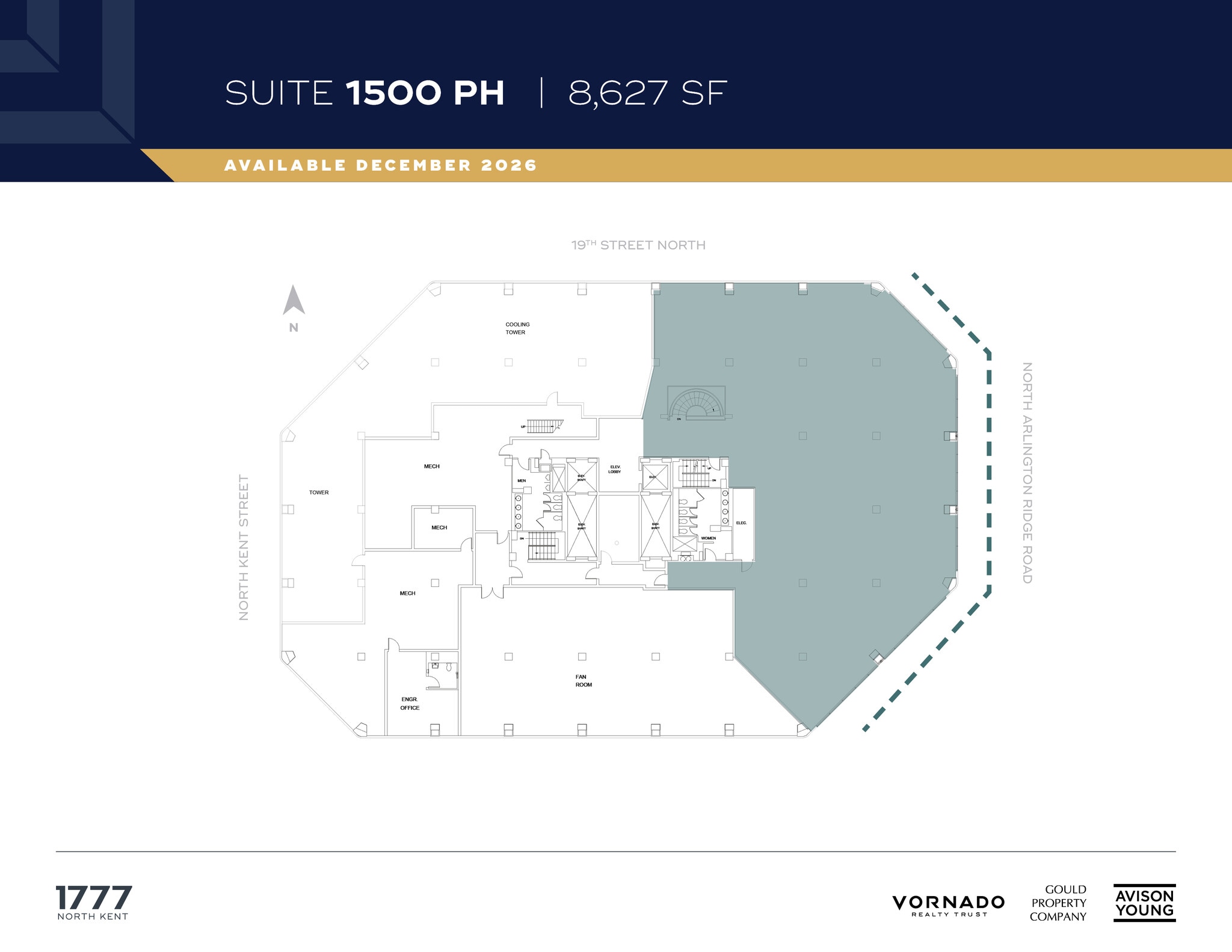 1777 N Kent St, Arlington, VA for lease Floor Plan- Image 1 of 1