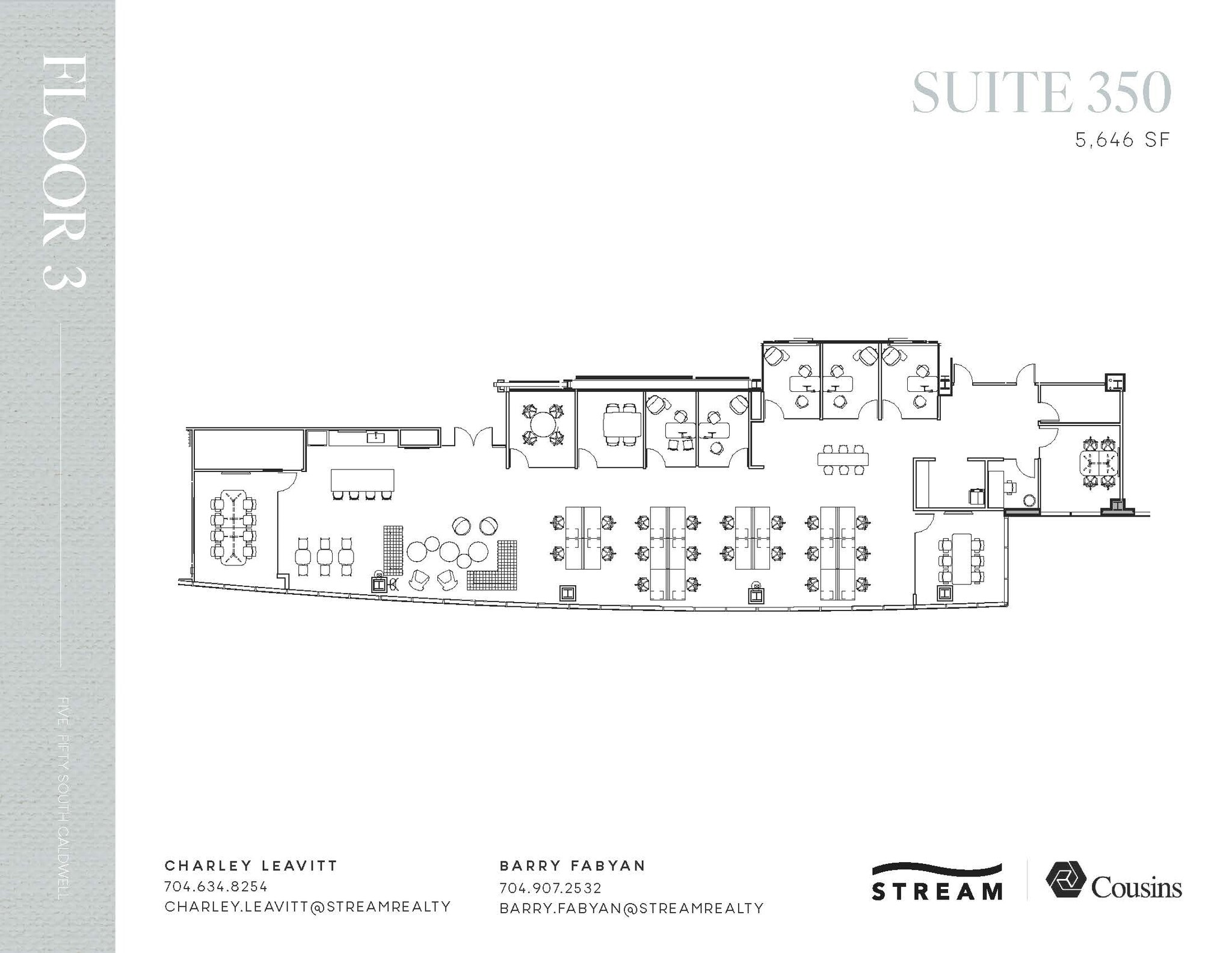550 S Caldwell St, Charlotte, NC for lease Floor Plan- Image 1 of 1