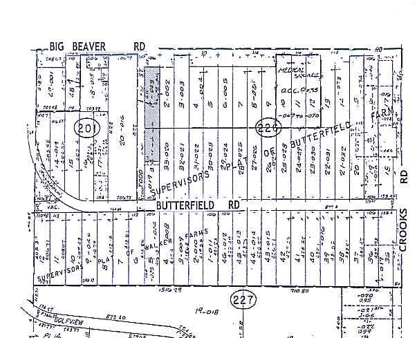 1985 W Big Beaver Rd, Troy, MI for lease - Plat Map - Image 2 of 18