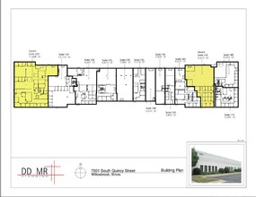 7501 S Quincy St, Willowbrook, IL for lease Floor Plan- Image 1 of 1