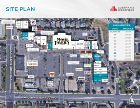 18511-18757 E Hampden Ave, Aurora, CO for lease Site Plan- Image 1 of 1