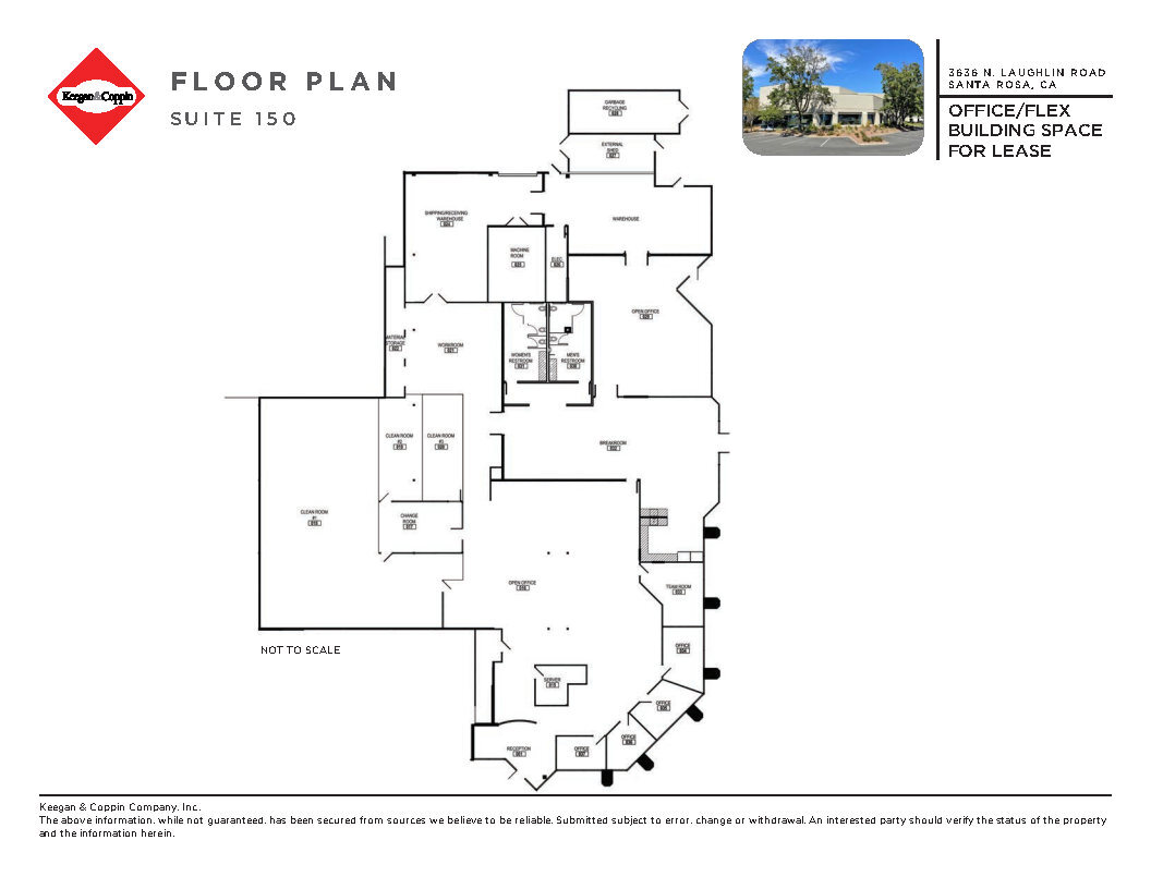 3636 N Laughlin Rd, Santa Rosa, CA for lease Floor Plan- Image 1 of 1