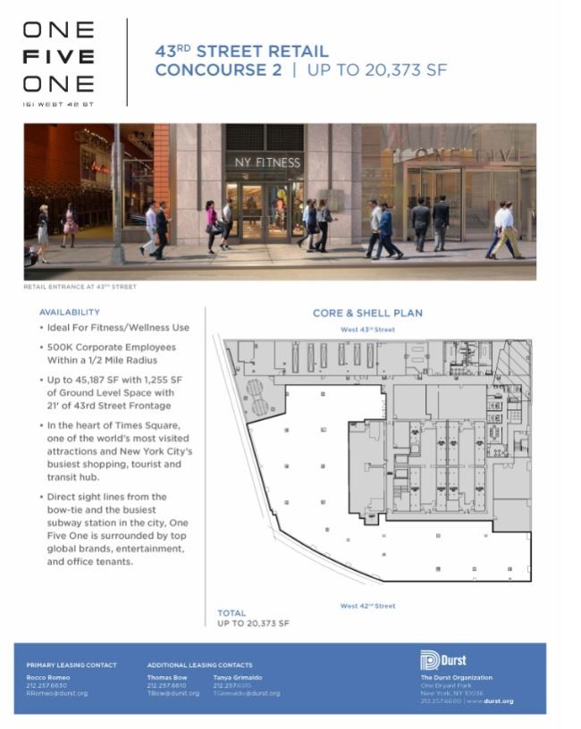 151 W 42nd St, New York, NY 10036 - Retail for Lease | LoopNet.com