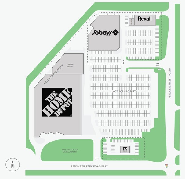 1593 Adelaide St N, London, ON for lease - Site Plan - Image 1 of 1