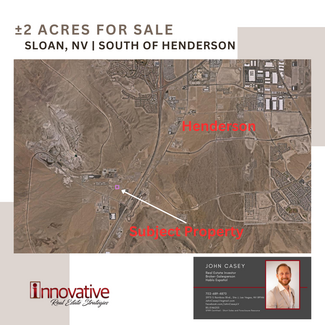 More details for 4200 Huckleberry Ln, Sloan, NV - Land for Sale