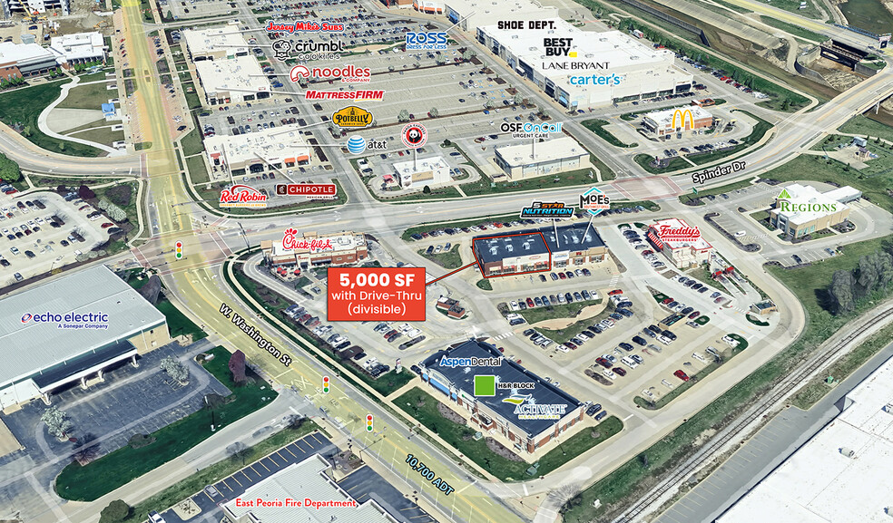 112 Spinder Dr, East Peoria, IL for lease - Building Photo - Image 2 of 5