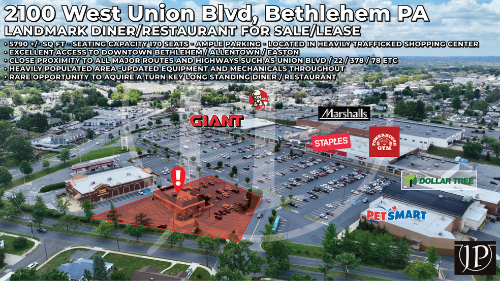 2100 W Union Blvd, Bethlehem, PA for lease - Building Photo - Image 1 of 39