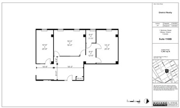 1-5 Nicholas St, Ottawa, ON for lease Floor Plan- Image 1 of 1