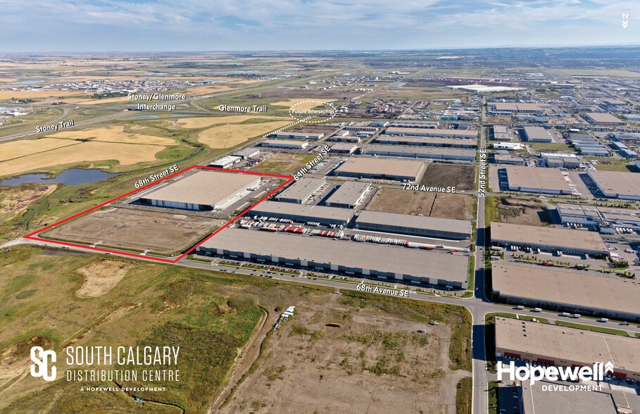 6600 72 Ave SE, Calgary, AB for lease - Aerial - Image 2 of 6