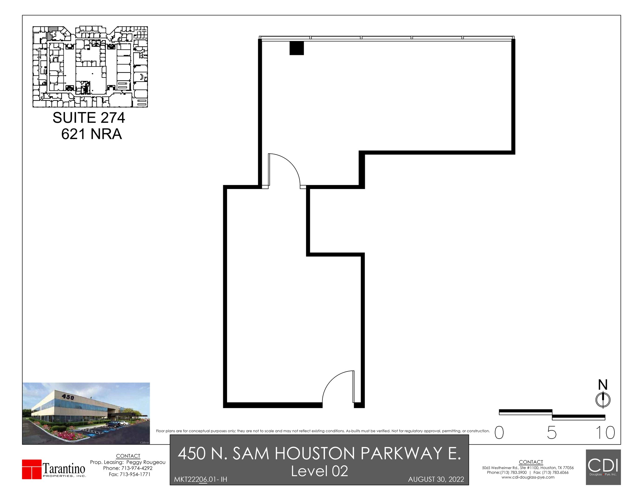 450 N Sam Houston Pky E, Houston, TX for lease Site Plan- Image 1 of 1