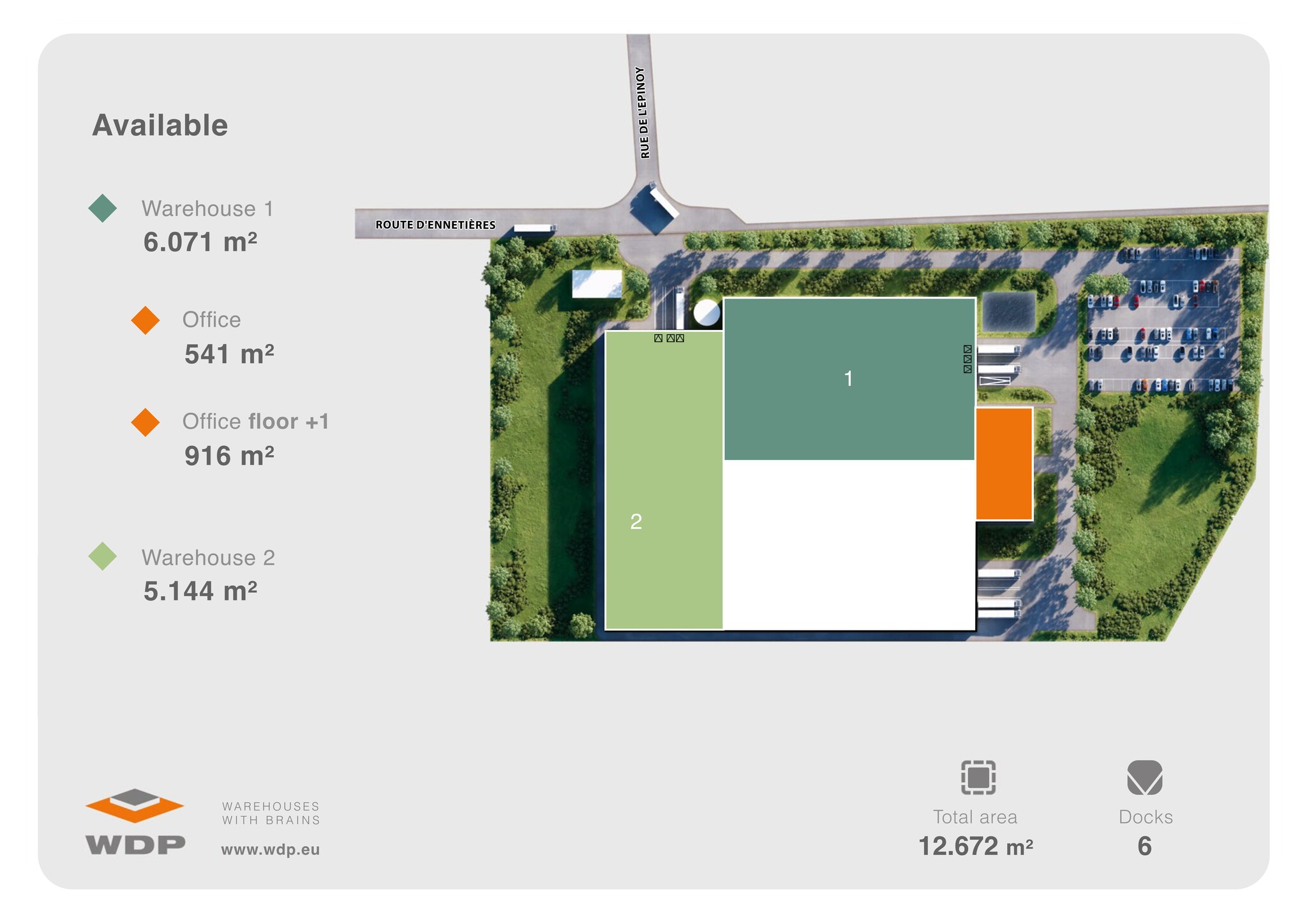 40 Rue D'Ennetieres, Templemars for lease Site Plan- Image 1 of 1