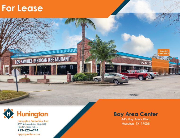 411-495 Bay Area Blvd, Houston, TX for lease - Building Photo - Image 1 of 1