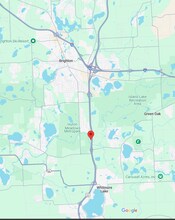 8860 Whitmore Lake Rd, Brighton, MI - AERIAL map view