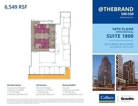 500-550 N Brand Blvd, Glendale, CA for lease Floor Plan- Image 1 of 1
