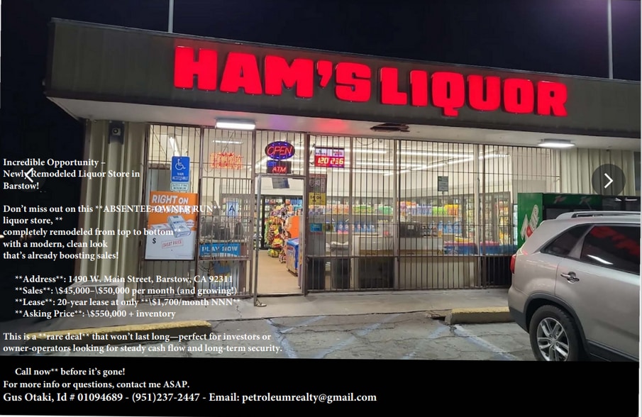 1490 Main st, Barstow, CA for sale - Primary Photo - Image 1 of 1