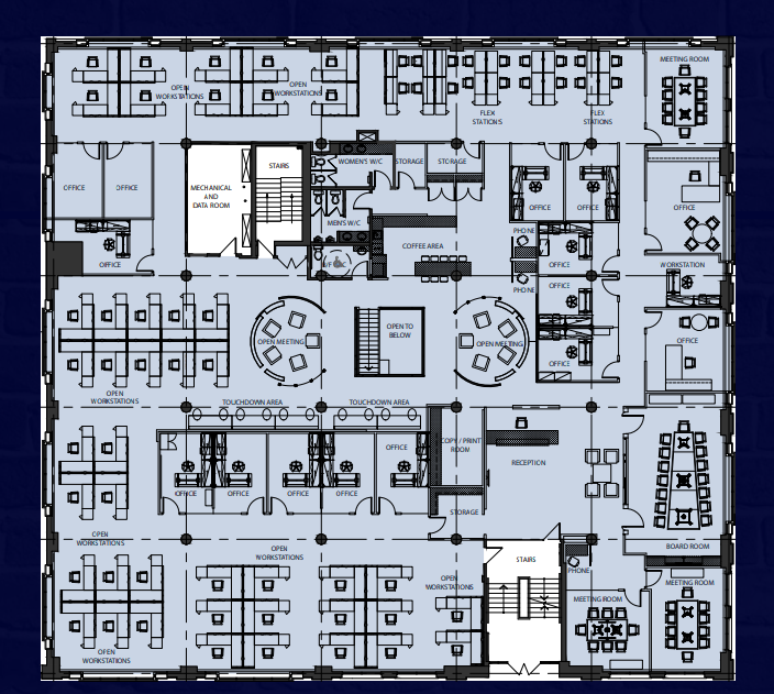 902 11th Ave SW, Calgary, AB for lease Floor Plan- Image 1 of 1