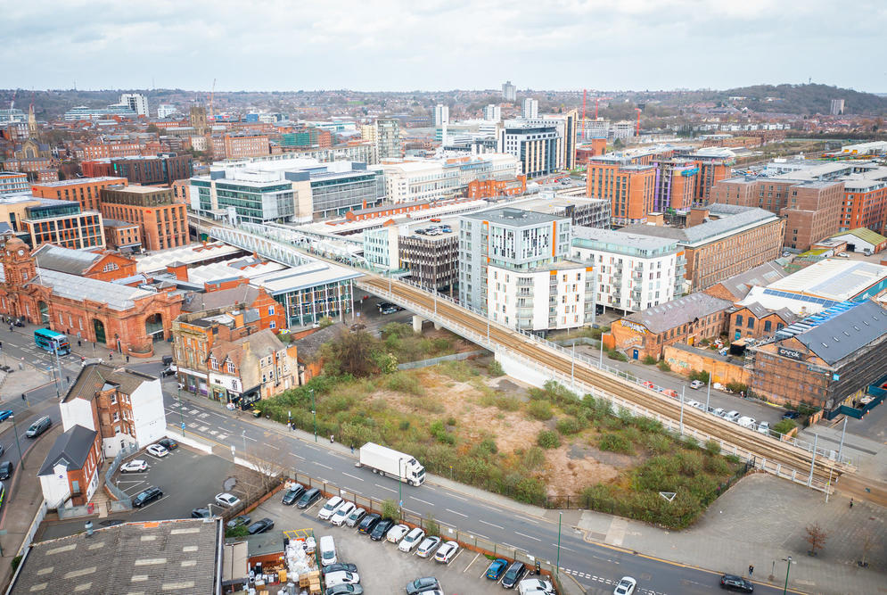 3 Arkwright St, Nottingham for sale Aerial- Image 1 of 3