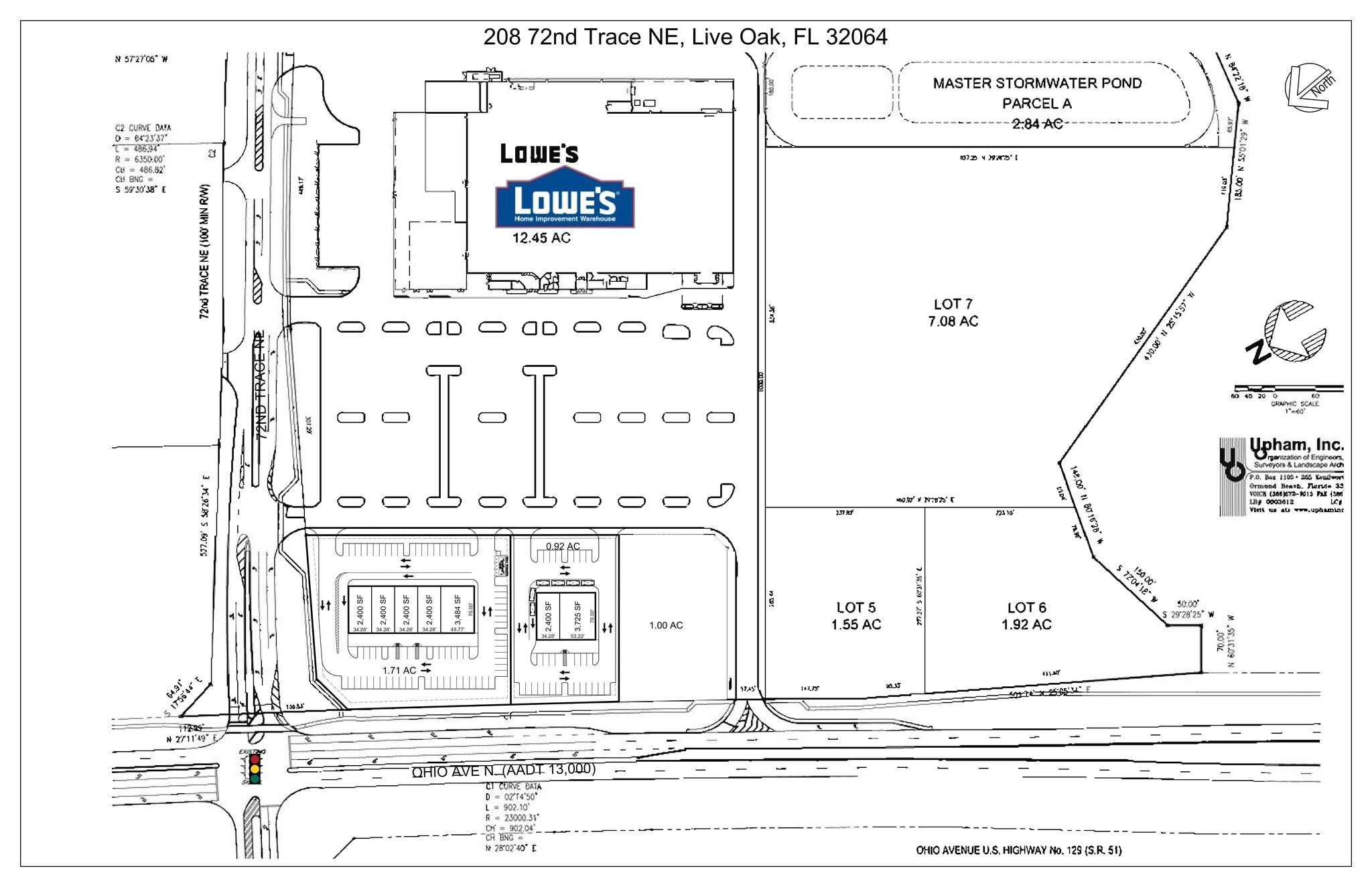 208 72nd Trce NE, Live Oak, FL for lease Site Plan- Image 1 of 3