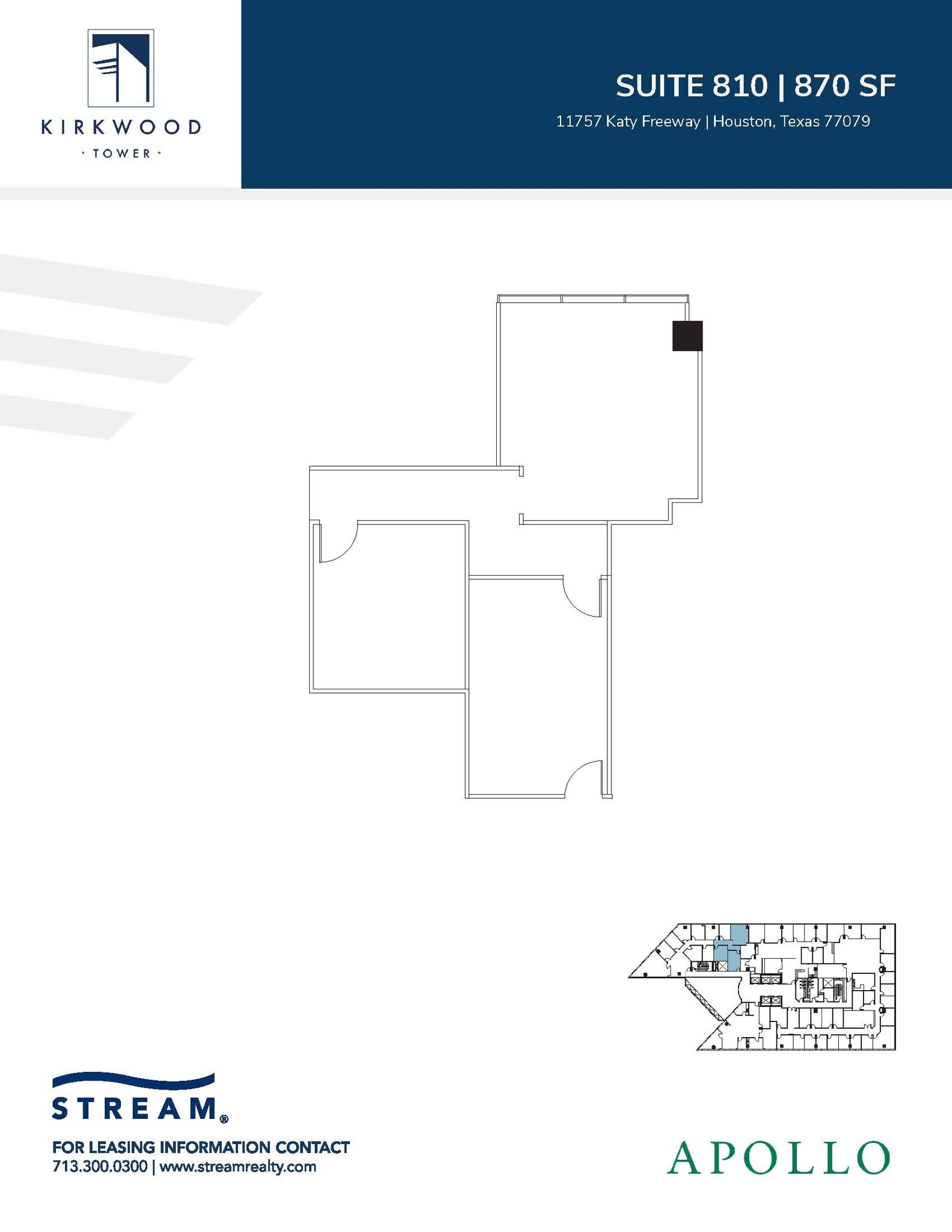 11757 Katy Fwy, Houston, TX for lease Floor Plan- Image 1 of 1