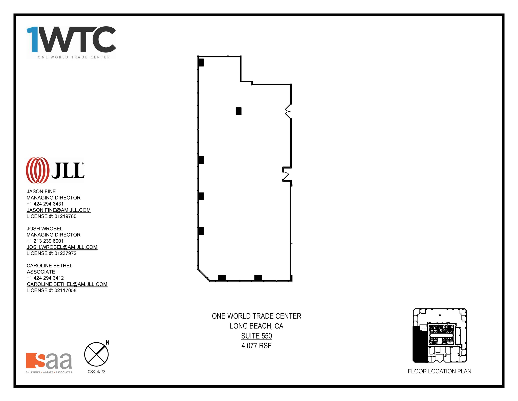 1 World Trade Ctr, Long Beach, CA for lease Floor Plan- Image 1 of 1