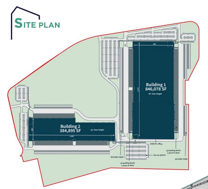 1369 Lamberton Rd, Hamilton Township, NJ for lease Site Plan- Image 1 of 2