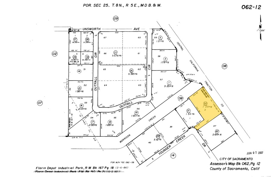 8655 Younger Creek Dr, Sacramento, CA for lease - Plat Map - Image 2 of 5