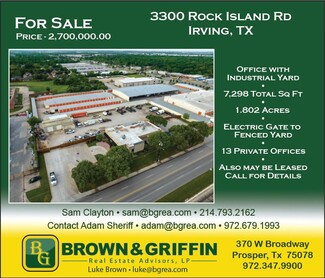 More details for 3300 Rock Island Rd, Irving, TX - Flex for Sale