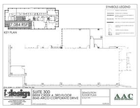 8045 Arco Corporate Dr, Raleigh, NC for lease Site Plan- Image 1 of 2