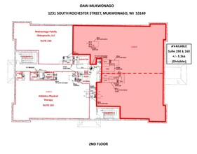 1231 S Rochester St, Mukwonago, WI for lease Floor Plan- Image 1 of 1