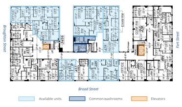 645 Fort St, Victoria, BC for lease Floor Plan- Image 1 of 1