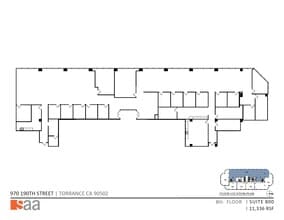 970 W 190th St, Torrance, CA for lease Floor Plan- Image 1 of 1