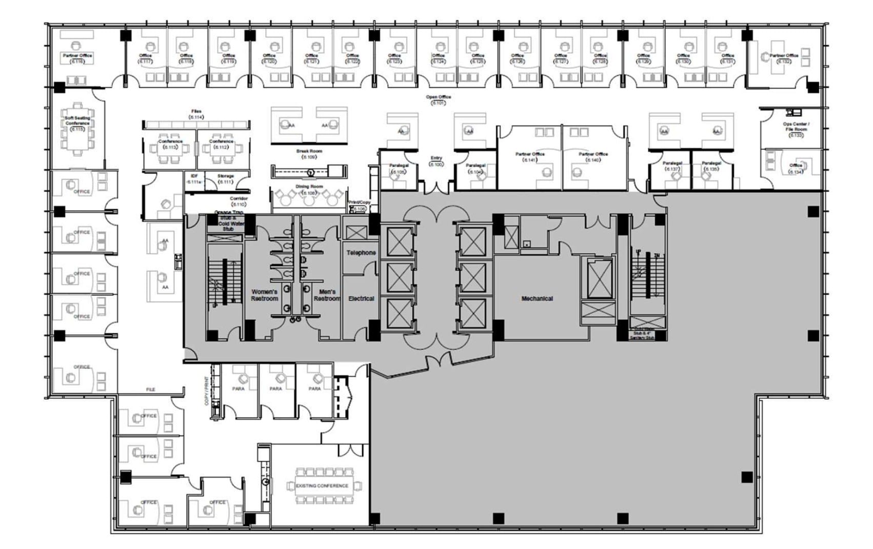 201 17th St NW, Atlanta, GA for lease Floor Plan- Image 1 of 18