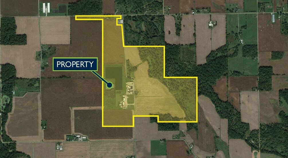 2601 S Tinkey Rd, Mentone, IN for sale Aerial- Image 1 of 1