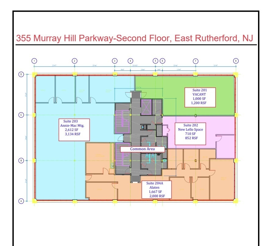 355 Murray Hill Pky, East Rutherford, NJ for lease Floor Plan- Image 1 of 1