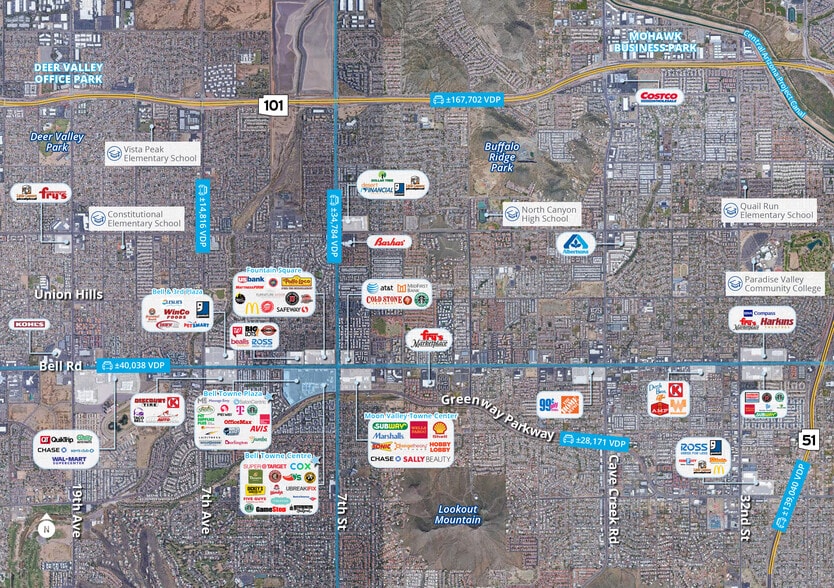 N 7th St, Phoenix, AZ for lease - Aerial - Image 2 of 31
