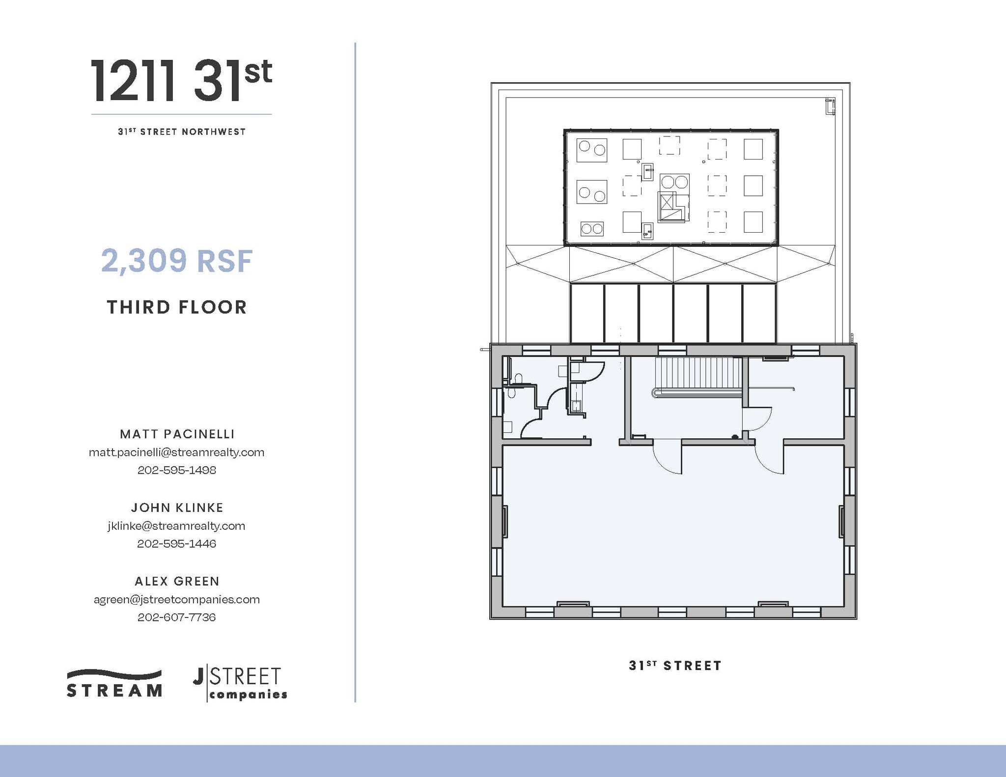 1211 31st St NW, Washington, DC for lease Floor Plan- Image 1 of 3