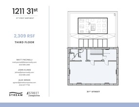 1211 31st St NW, Washington, DC for lease Floor Plan- Image 1 of 3